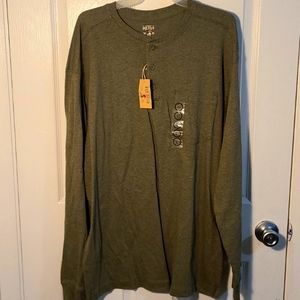 Men's long sleeve winter shirt size Lg